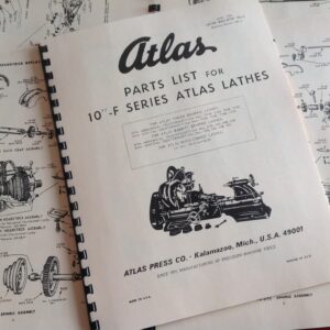 Atlas/Craftsman 10" Lathe Parts List